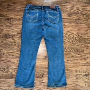 Rock & Roll Cowgirl Jeans Womens 33x32 light Mid Rise Bootcut Stretchy Western